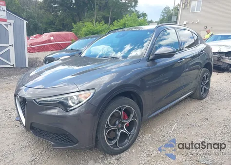 2021 Alfa Romeo Stelvio Ti Sport Awd z USA, uszkodzony, nr VIN ZASPAKBN6M7D09119